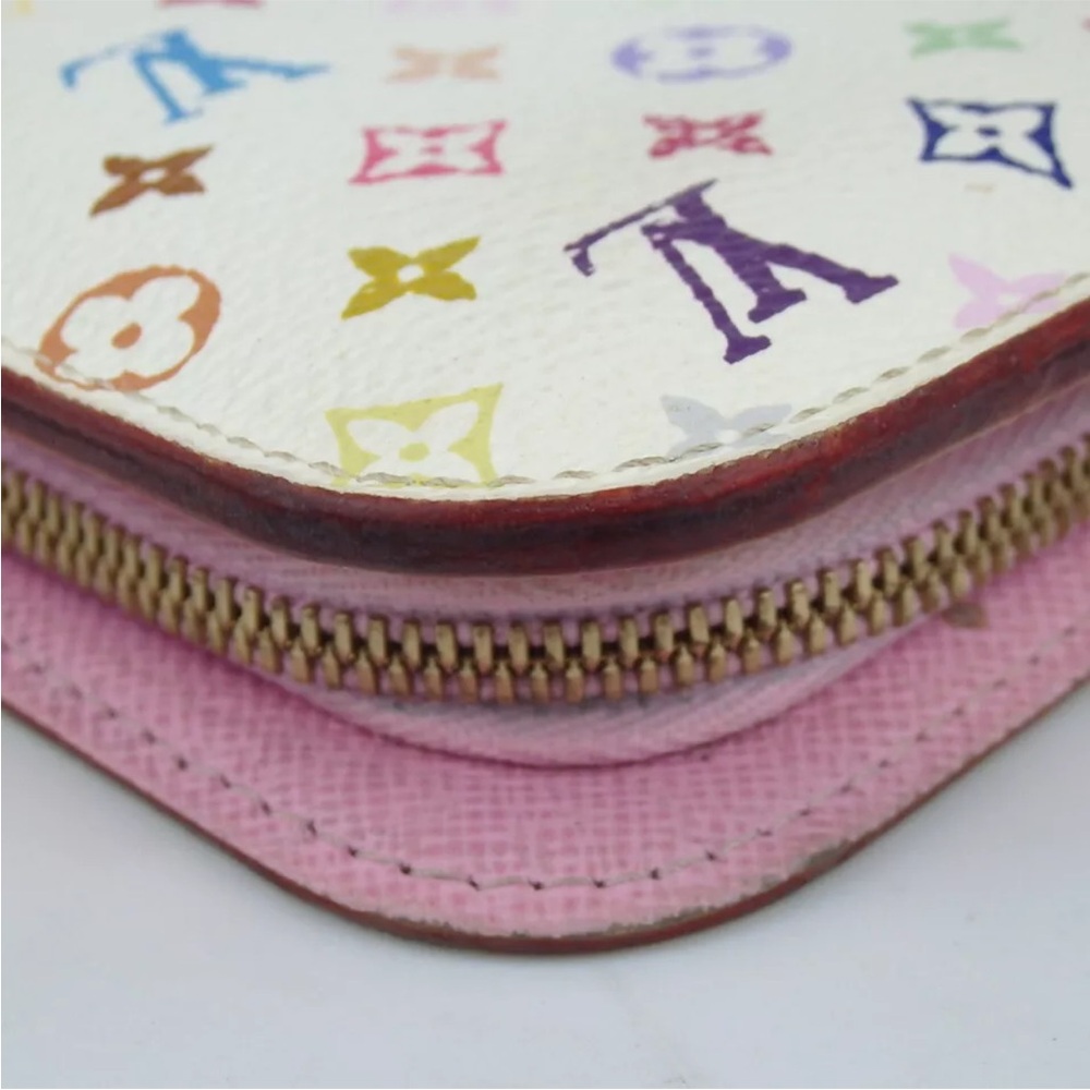 AUTH LV Louis Vuitton Monogram Multicolor Murakami Insolite Wallet Organizer - Picture 6 of 12